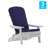 Rankins Indoor/Outdoor Folding Adirondack Chairs with Cushions-36848681