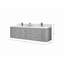 Chêne flottant Hampton X P 22 po De salle de bain D Quartz-110376407