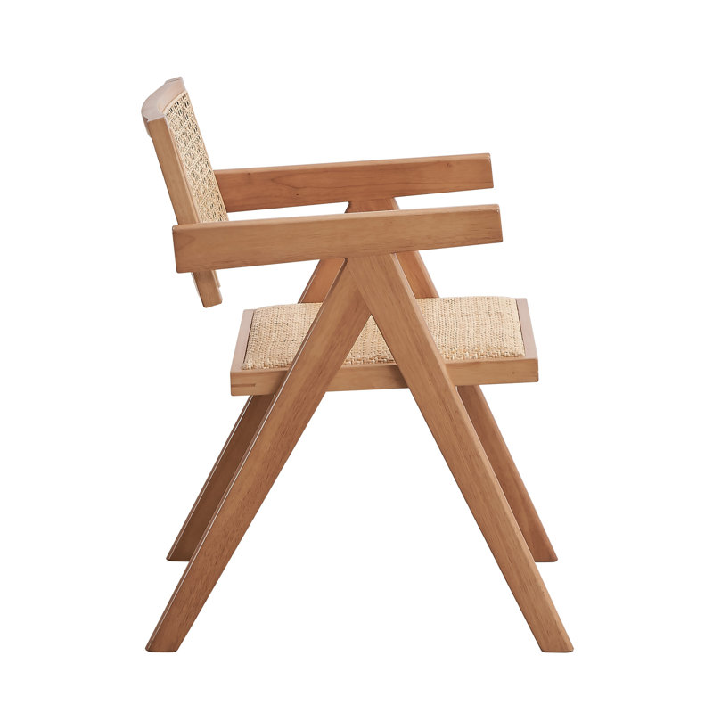 Fauteuils en rotin de style Mid-Century