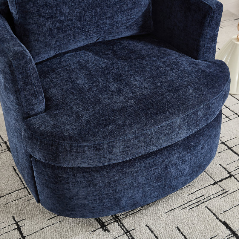 Chaise pivotante, Bleu