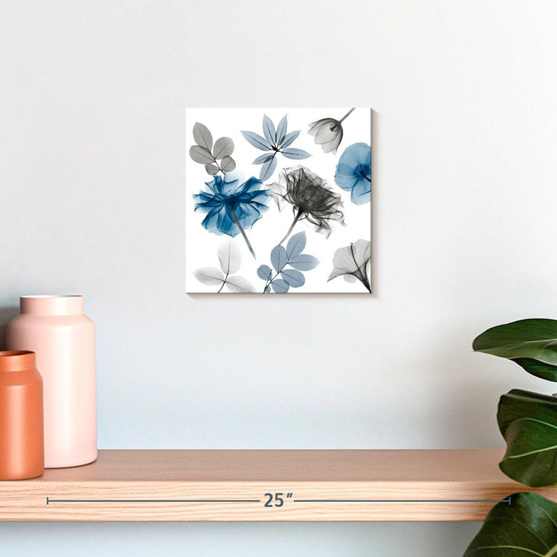 Collage floral Harnek I, H 10 po x l 10 po