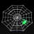 4' Outdoor Animated Spider Web