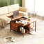 Table basse à plateau relevable avec rangement Farmhouse