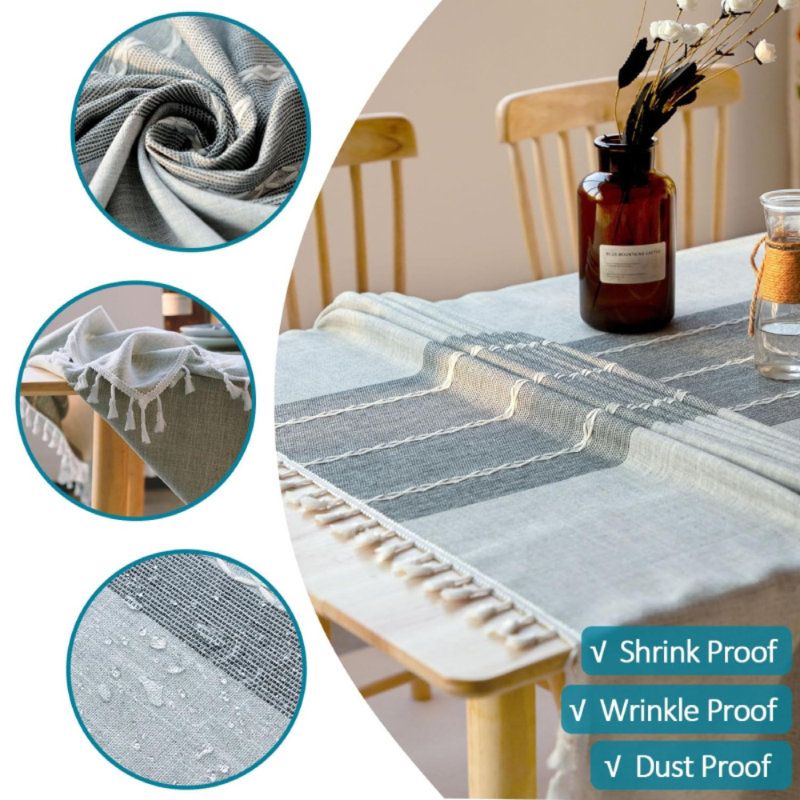 BOHO STYLE BRIADED TABLE CLOTH