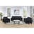 Farallone Black Track Arm Sofa-840247542