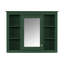 Armoire de rangement murale avec miroir et tablettes ouvertes-1999990567