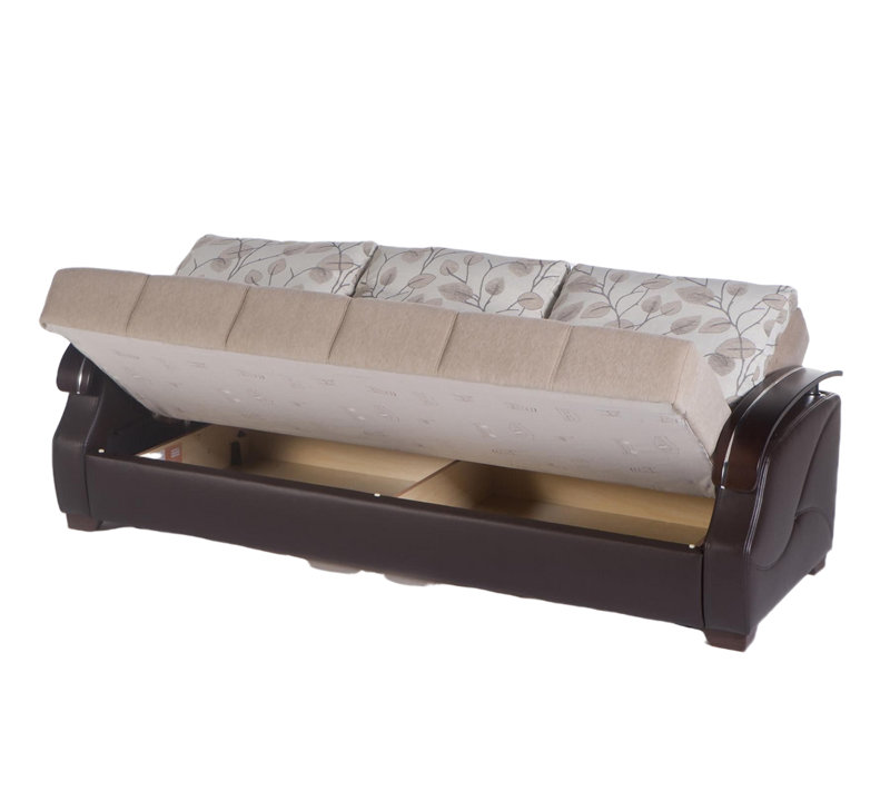 Sibury 85.8'' Upholstered Convertible Sofa