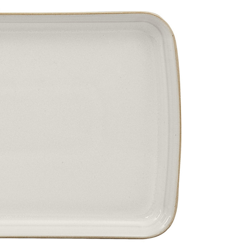 Denby Natural Canvas Rectangular Platter, 2" H x 5.75" W x 10.25" D