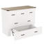 Lit double pleine grandeur avec station de charge et tiroir de rangement, mélange d'espace et de style pliable multifonctionnel pour les appartements-1336750101-1336750103