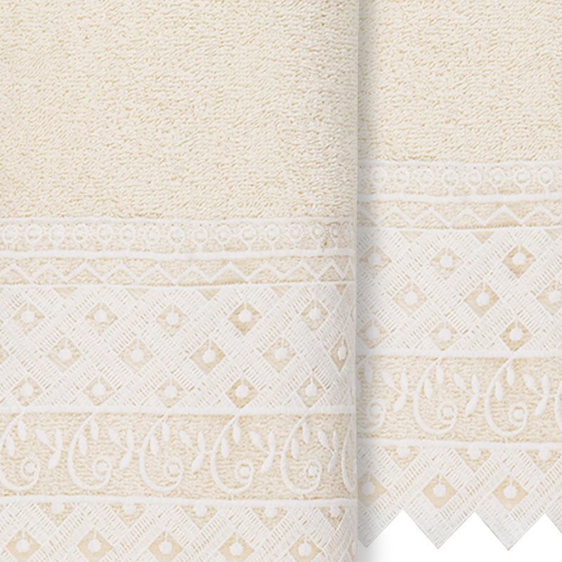 Aiden Turkish Cotton Hand Towel, Cream