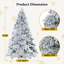 Sapin de Noël givré pré-éclairé-1230813201