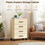 Organisateur de rangement en plastique pour tiroir, commode 4 tiroirs