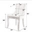 Ensemble de chaises de salle à manger Chic Mid-Century (ensemble de 2) - Dossier haut, structure en bois massif, accents bronze-1400282248