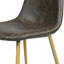Santa Cruz 45cm H Genuine Leather Upholstered Side Chair-36049056