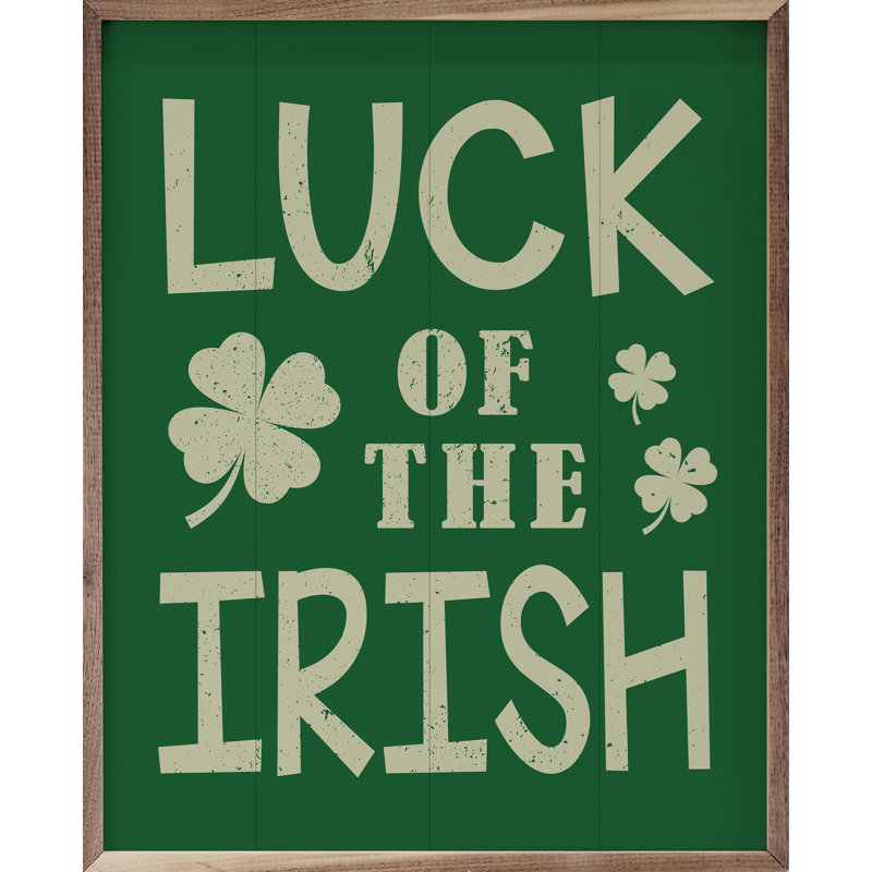 Luck Of The Irish Green, H 10 po x l 8 po