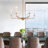 Orla 25" Dimmable Metal Candle Style Chandelier for Bedroom Living Room Kitchen Island Foyer Entryway