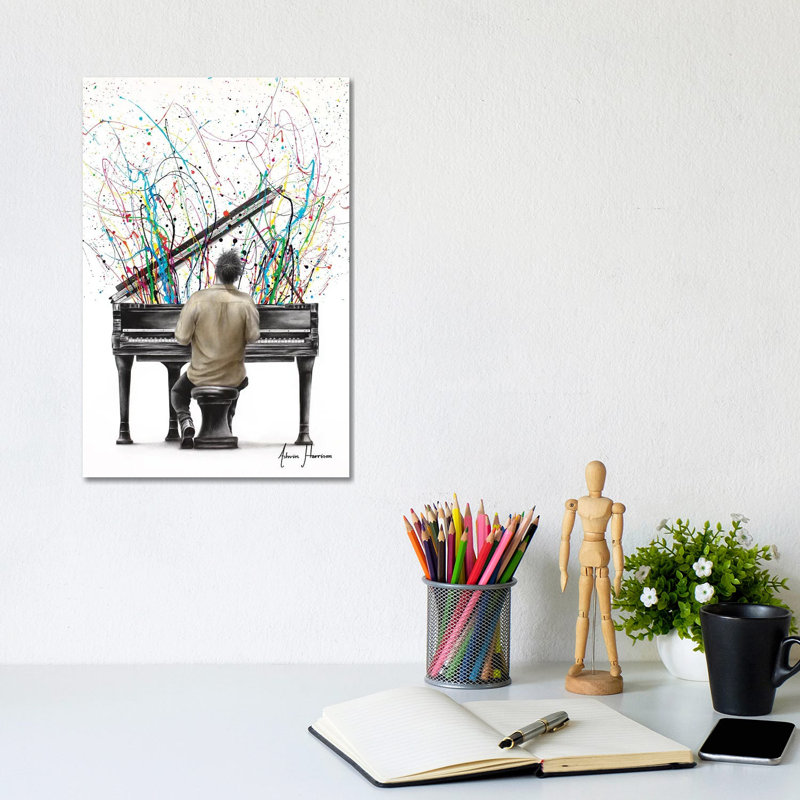 La giclée sur toile tendue The Piano