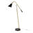 58.75'' Brass Swing Arm Floor Lamp