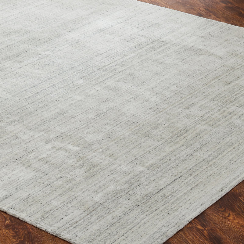 Chino Hand-Woven Area Rug, Rectangle 5'6" x 8'6", Greige