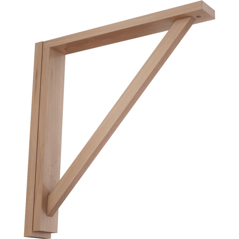 Support de tablette Traditional, Cerisier, H 17,25 po x l 2,5 po x P 17,75 po
