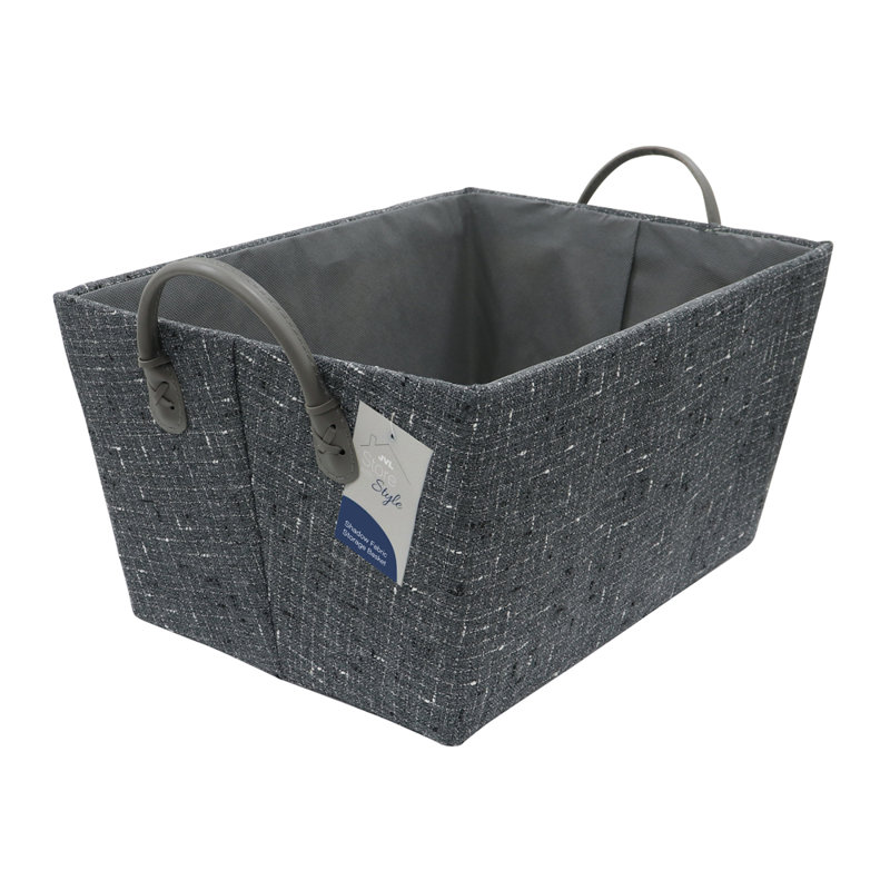JVL Fabric Decorative Basket