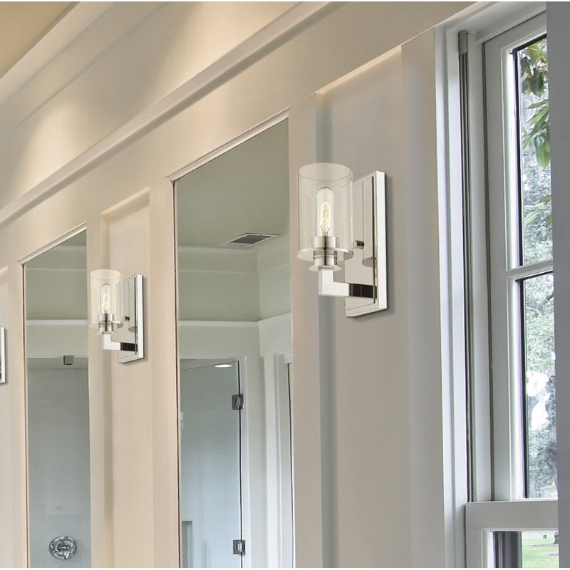 Attah Armed Sconce, Chrome