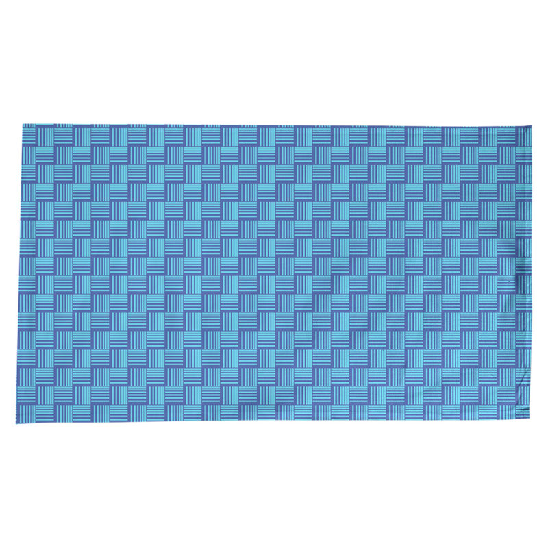 Rayures nattes classiques Nappe, Bleu / bleu sarcelle