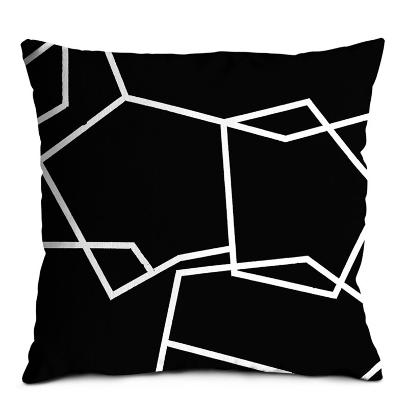 Sheehan Geometric 2 By Chalie MacRae Square Throw Cushion