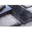 Corey-Leigh Abstract Shag White/Black Area Rug-1812093080