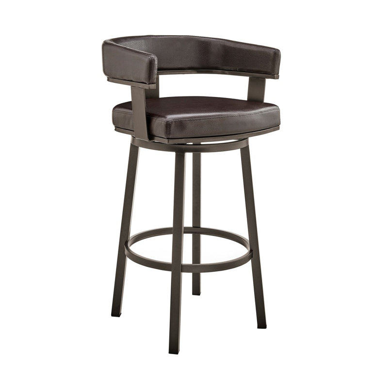 Jack - Tabouret de bar à hauteur de comptoir, chaise pivotante