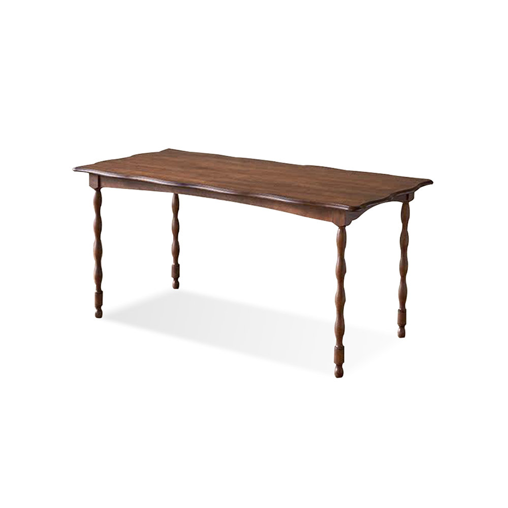 Canora Grey Nut-brown Rectangular Solid Wood Dining Table - Wayfair Canada