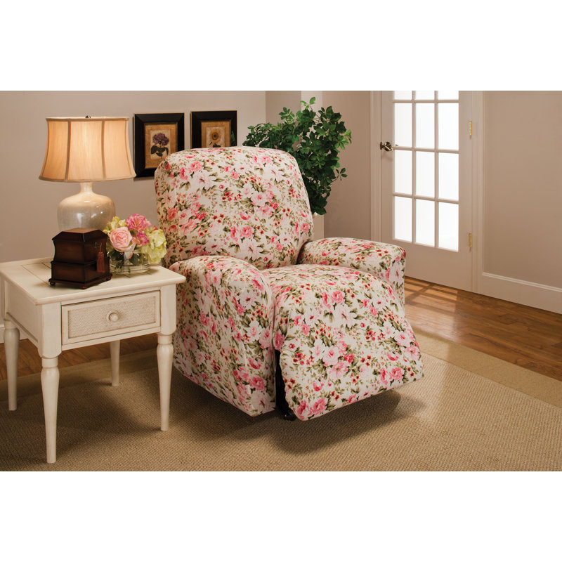 Housse pour fauteuil inclinable à coussins carrés/rectangulaires, Rose