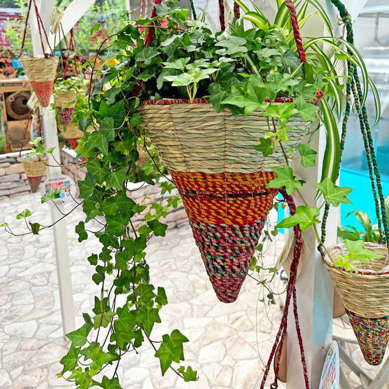 Panier à plante suspendu Artisan - grand conique