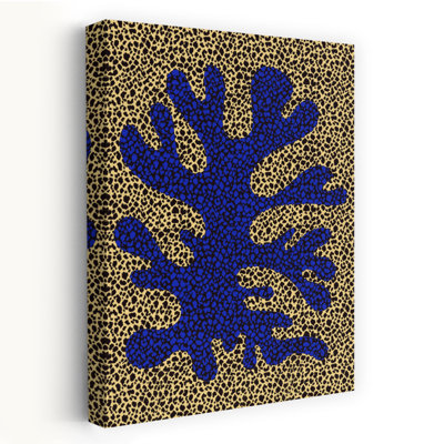 Dashiell Contemporary Art Abstract Bold Colorful Plant Landscape Wall Art - Wrapped Canvas Print