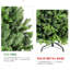 Arbre de Noël de 6 pi avec 1032 pointes Pe +, branches articulées pour un assemblage rapide, support en métal robuste, arrangement rapide de la branche de centre de table, décoration classique