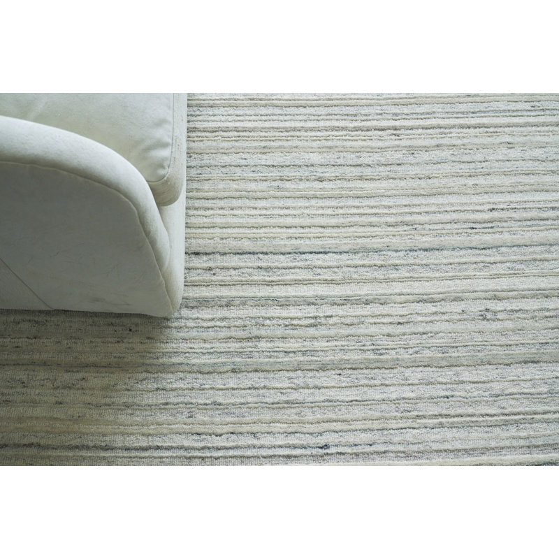Organica Wool Striped Area Rug, Rectangle 6' x 9'