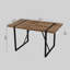 Ensemble de table de salle à manger en MDF et chaise de salle à manger 4 pièces, ensemble de table de salle à manger en bois de style médiéval-952526774-952526771-952526770