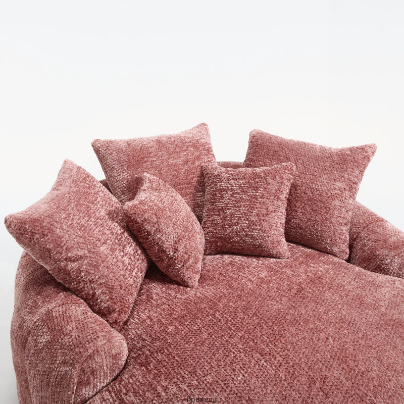 Upholstered 54.3'' Sofa, Polyester rose