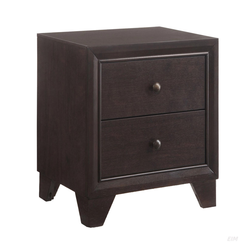 Convenient Storage 2-Drawer Nightstand