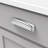 Bridges Collection Cup Pull - 3", 3-3/4" & 5-1/16" Center to Center Cabinet Pull Chrome - Transitional, Deco Hardware for Drawers & Cabinets-90995868