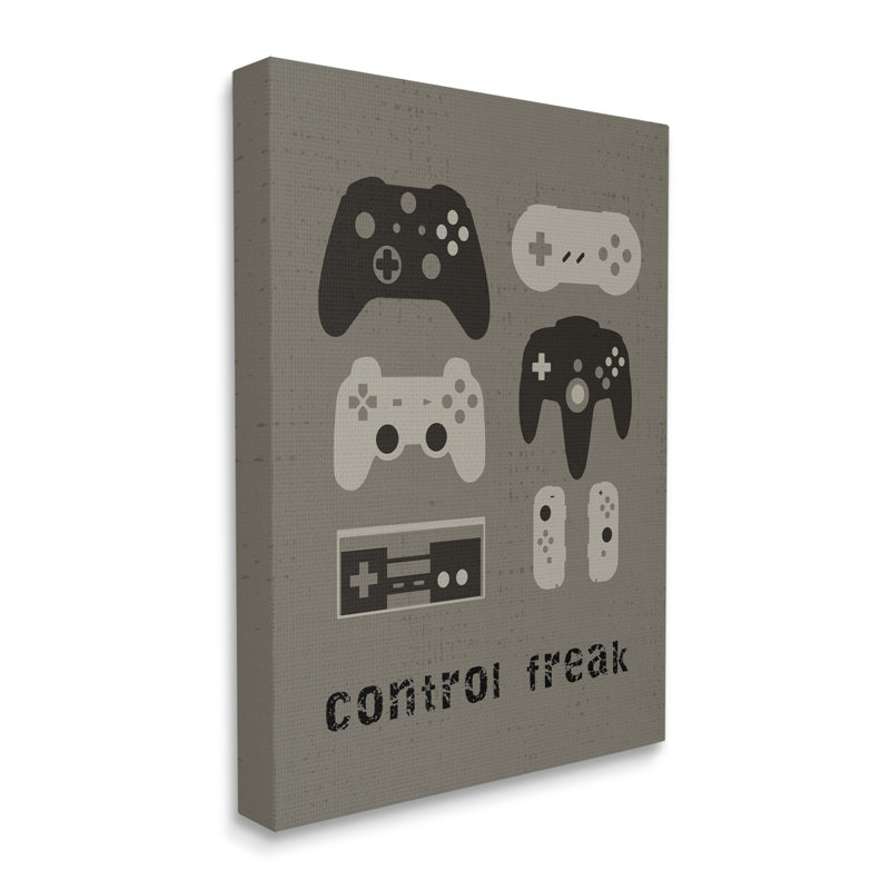 Control Freak, Toile tendue, H 48 po x l 36 po x P 1,5 po