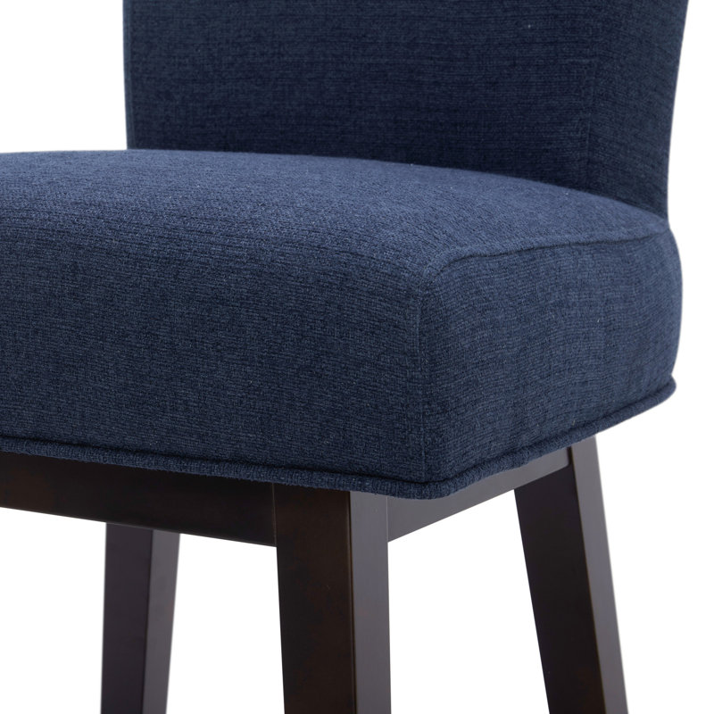 Tabouret pivotant Elora, Bleu minuit, 1, Tabouret de comptoir (siège d'une hauteur de 26 p