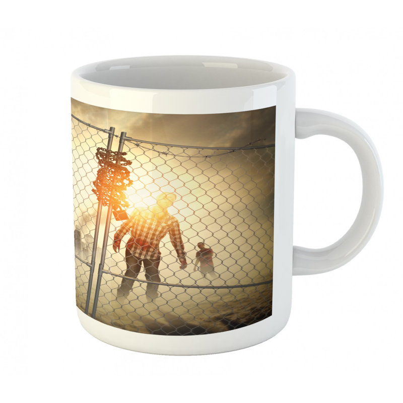 Grande tasse à café zombie