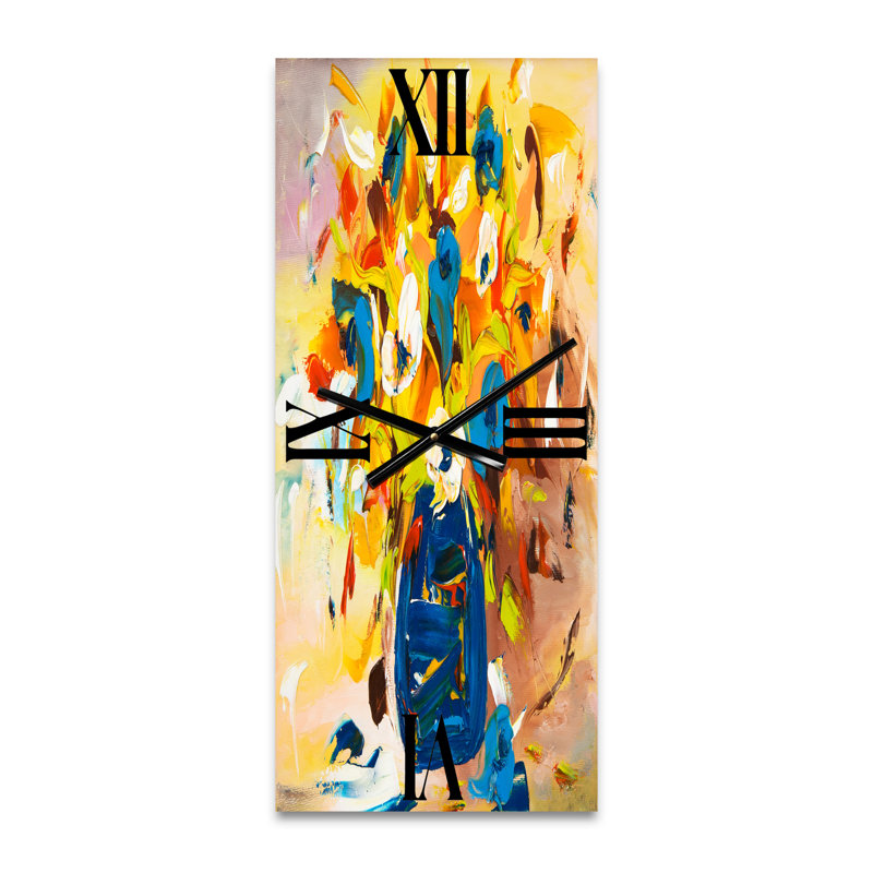 Horloge murale A Bouquet de fleurs, Grand
