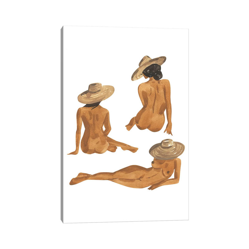 Figure Studies I by Sabina Fenn - Wrapped Canvas Painting, 20.32 cm H x 30.48 cm W