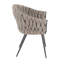 Chaise avec accoudoirs tressée Maddison-966121890