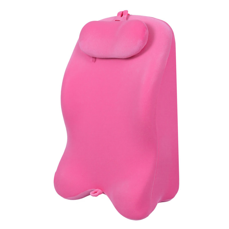 Coussin ergonomique de soutien pour la posture de la colonne vertébrale et multifonctionnel - Rose, Rose