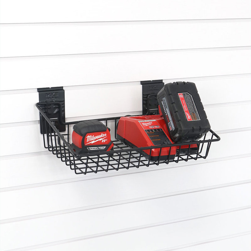 Vavla Steel Slatwall Slatwall / Pegboard Kit, 6.5" H x 16" W x 9" D