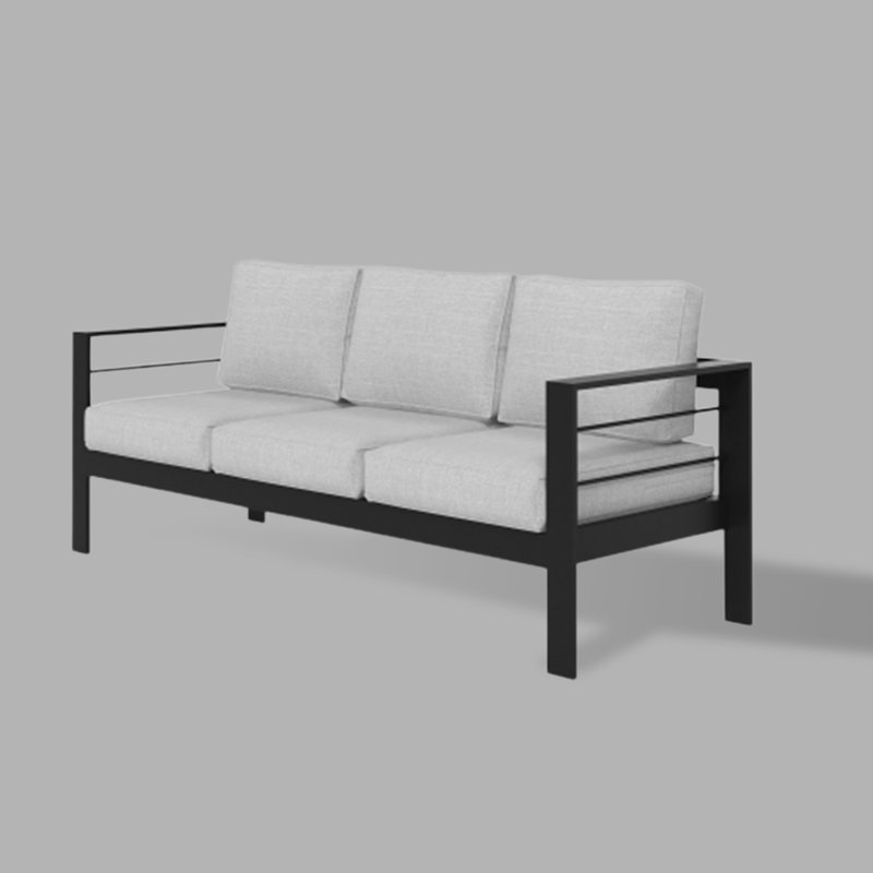 Aluminum Outdoor Patio sofas, Light Gray