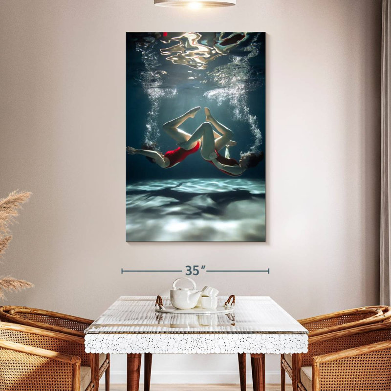 Sireci Synchronized Swimming Duo, 51" H x 34" W